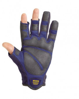 Перчатки для плотницких работ открытые 3 пальца - размер L, IRWIN, ( 10503828 )