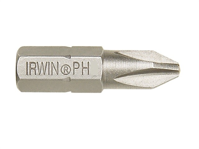 Биты для шуруповерта, PH1-крест, длина 25 мм, C 1/4", 2 шт, IRWIN, ( 10504387 )