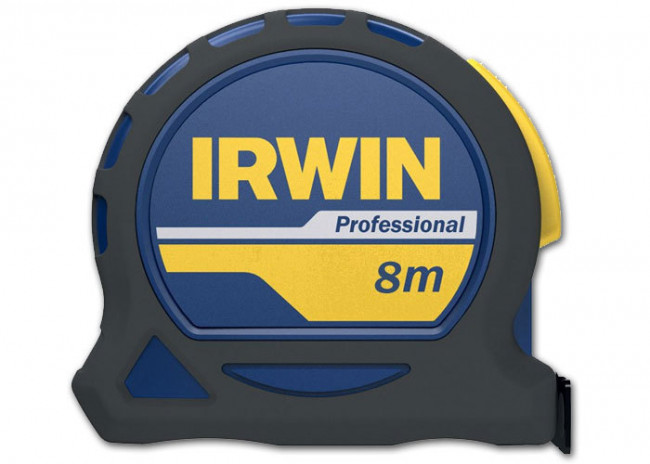 Рулетка 8мх25мм PROFESSIONAL, магнит, нейлон, двухсторонняя разметка без уп-ки, IRWIN, ( 10508060 )