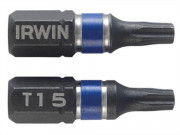 Насадка Torx15 (2 шт/уп.) 25 мм ударопрочная, IRWIN, ( 1923328 )