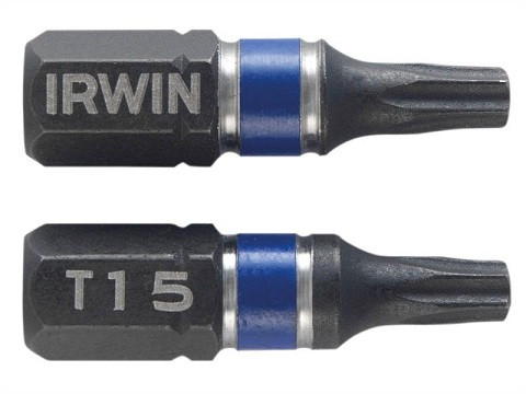 Насадка Torx15 (2 шт/уп.) 25 мм ударопрочная, IRWIN, ( 1923328 )