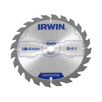 Диск пильный Construction 184х2,5x24Tx16 мм по дереву, IRWIN, ( 1907699 ) Диск пильный Construction 184х2,5x24Tx16 мм по дереву, IRWIN, ( 1907699 )