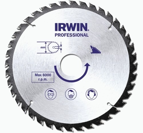 Диск пильный WOOD 140X24X20/16/13/12,7, IRWIN, ( 10501616P )