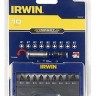 Набор насадок ударопрочных  - 10 шт: 2 x PH1 / 5 x PH2 / 2 x PH3-25 мм + держатель, IRWIN, ( 1923419 )