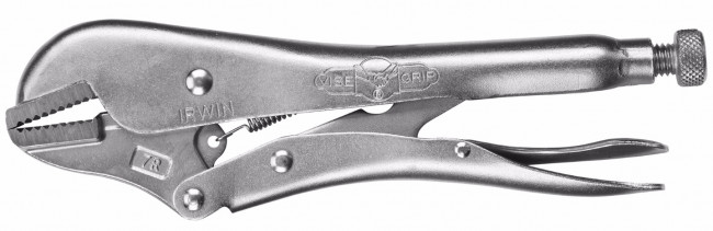 Плоскогубцы Vise-Grip с фиксатором Original 10CR 10''/250мм, прямые губки, раскрытие 41мм, IRWIN, ( T0102EL4 )