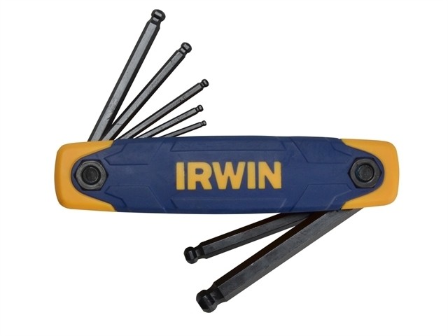 Ключи складные шестигранные L с шариком 7 шт 2-8 мм (6/уп), IRWIN, ( Т10769-10504807 )