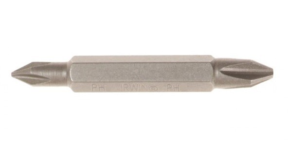 Биты для шуруповерта, PH2/PH2-крест, длина 50 мм, E 1/4", 2 шт, IRWIN, ( 10504394 )