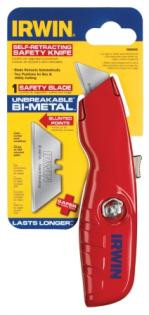 Нож безопасный самоубирающееся биметал. лезвие трапеция, IRWIN, ( 10505822 ) Нож безопасный самоубирающееся биметал. лезвие трапеция, IRWIN, ( 10505822 )