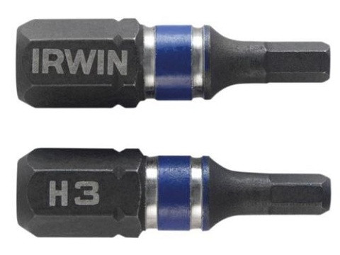 Насадка шестигранная 3 мм (2 шт/уп.) ударопрочная, IRWIN, ( 1923342 )