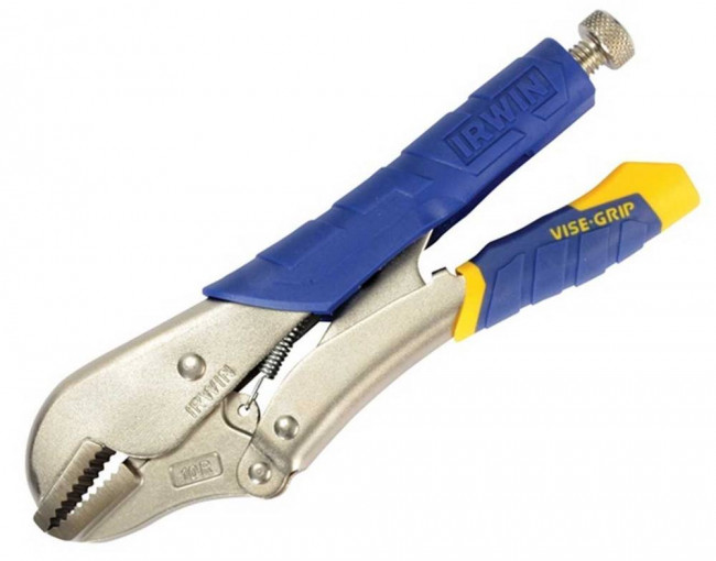 Щипцы 10R/250 мм прямые губки. раскрытие 41 мм, мягкие быстро разжимные рукоятки, IRWIN, ( T01T )