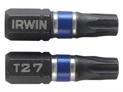 Насадка Torx 27 (2 шт/уп.) 25 мм ударопрочная, IRWIN, ( 1923335 )