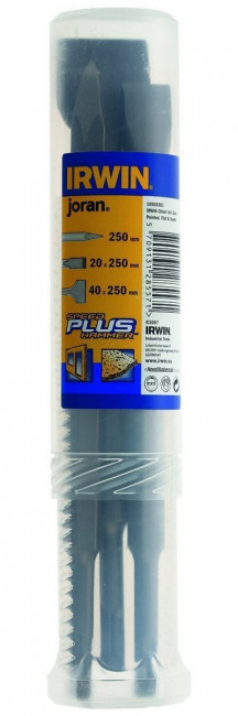 Долота в наборе 3 шт.: пика, узкое и широкое SDS+, IRWIN, ( 10502201 ) Долота в наборе 3 шт.: пика, узкое и широкое SDS+, IRWIN, ( 10502201 )