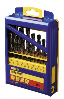 Набор сверл по металлу TURBO MAX, 1-10 мм, IRWIN, ( 10502233 ) Набор сверл по металлу TURBO MAX, 1-10 мм, IRWIN, ( 10502233 )