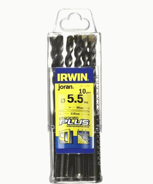 Бур Speedhammer  SDS-plus 5,5 x50/110, 10 шт/уп, IRWIN, ( 10502073 ) Бур Speedhammer  SDS-plus 5,5 x50/110, 10 шт/уп, IRWIN, ( 10502073 )