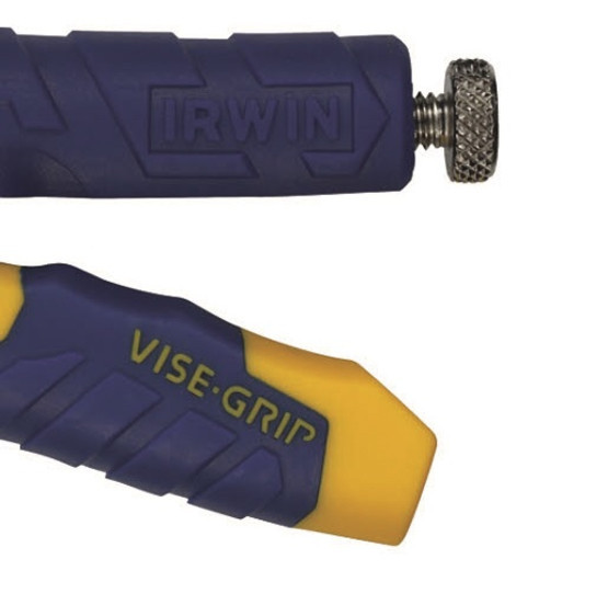 Щипцы 5WR/125 мм закругленные губки с кусачками раскрытие 29 мм, мягкие быстро разжимные рукоятки, IRWIN, ( T09T )