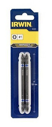 Насадка двусторонняя Pz1/1 100 мм (2 шт/уп) ударопрочная, IRWIN, ( 1923407 )