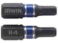 Насадка шестигранная 4 мм (2 шт/уп.) ударопрочная, IRWIN, ( 1923344 )