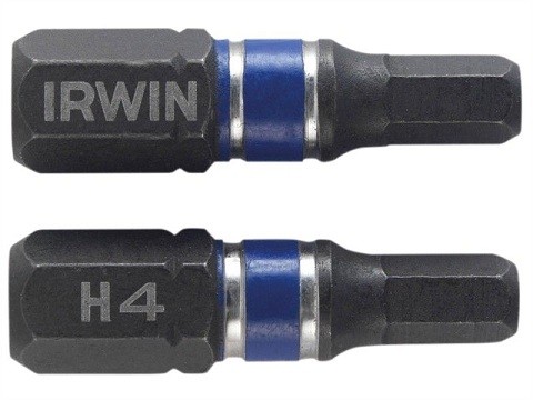 Насадка шестигранная 4 мм (2 шт/уп.) ударопрочная, IRWIN, ( 1923344 )