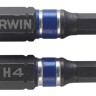 Насадка шестигранная 4 мм (2 шт/уп.) ударопрочная, IRWIN, ( 1923344 )