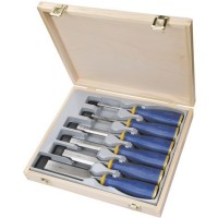 Стамески набор 6 шт MS500 6,10,12,16,20,26 мм в деревянной коробке, IRWIN, ( 10503431 )
