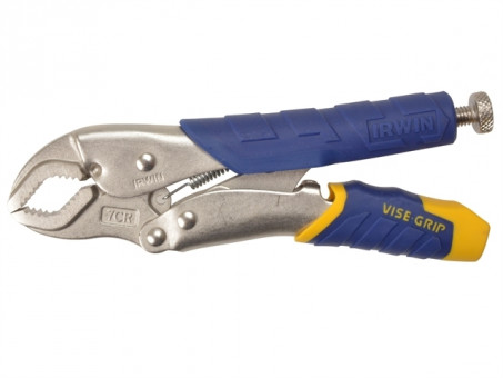 Щипцы 5CR/125 мм закругленные губки, раскрытие 29 мм, мягкие быстро разжимные рукоятки, IRWIN, ( T10T )