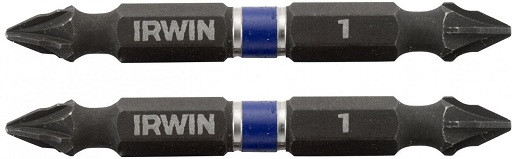 Насадка двусторонняя Pz1/1 60 мм (10 шт/уп) ударопрочная, IRWIN, ( 1923406 )