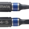 Насадка Шлиц 4,5 мм (2 шт/уп.) ударопрочная, IRWIN, ( 1923364 )