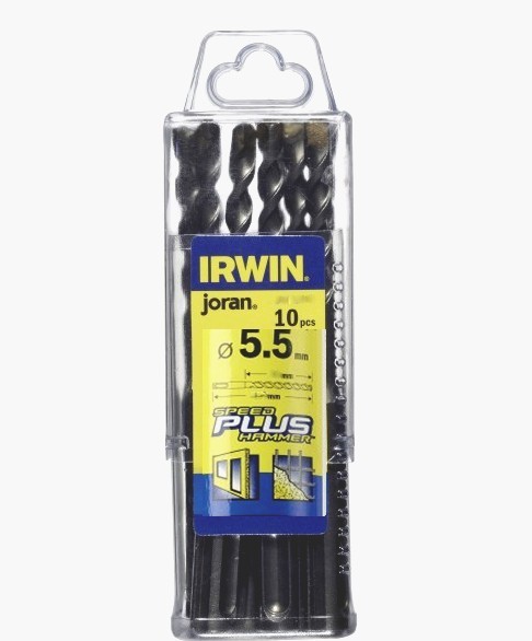Бур Speedhammer  SDS-plus 5,5 x160, 10 шт/уп, IRWIN, ( 10502074 )