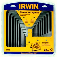 Ключи шестигранные набор  L короткие и длинные 1,5-10 мм 22 шт, IRWIN, ( Т10760-10504816 )