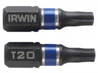Насадка Torx 20 (2 шт/уп.) 25 мм ударопрочная, IRWIN, ( 1923330 )
