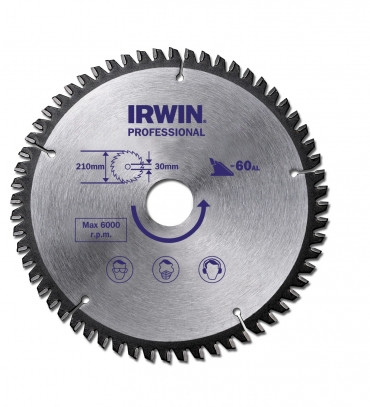 Диск пильный WOOD 254X40X30/25/20/16, IRWIN, ( 10501658P )