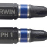 Насадка Ph1  25 мм (2 шт/уп) ударопрочная, IRWIN, ( 1923286 )