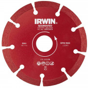 Диск алмазный 115 /22,2 мм сегментный (сухая резка), IRWIN, ( 10505929 )