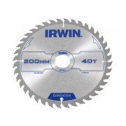Диск пильный Construction 350x3.5x84Tx30 мм по дереву и ДСП, IRWIN, ( 1907346 )